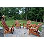 Adirondack Chair With Ottoman